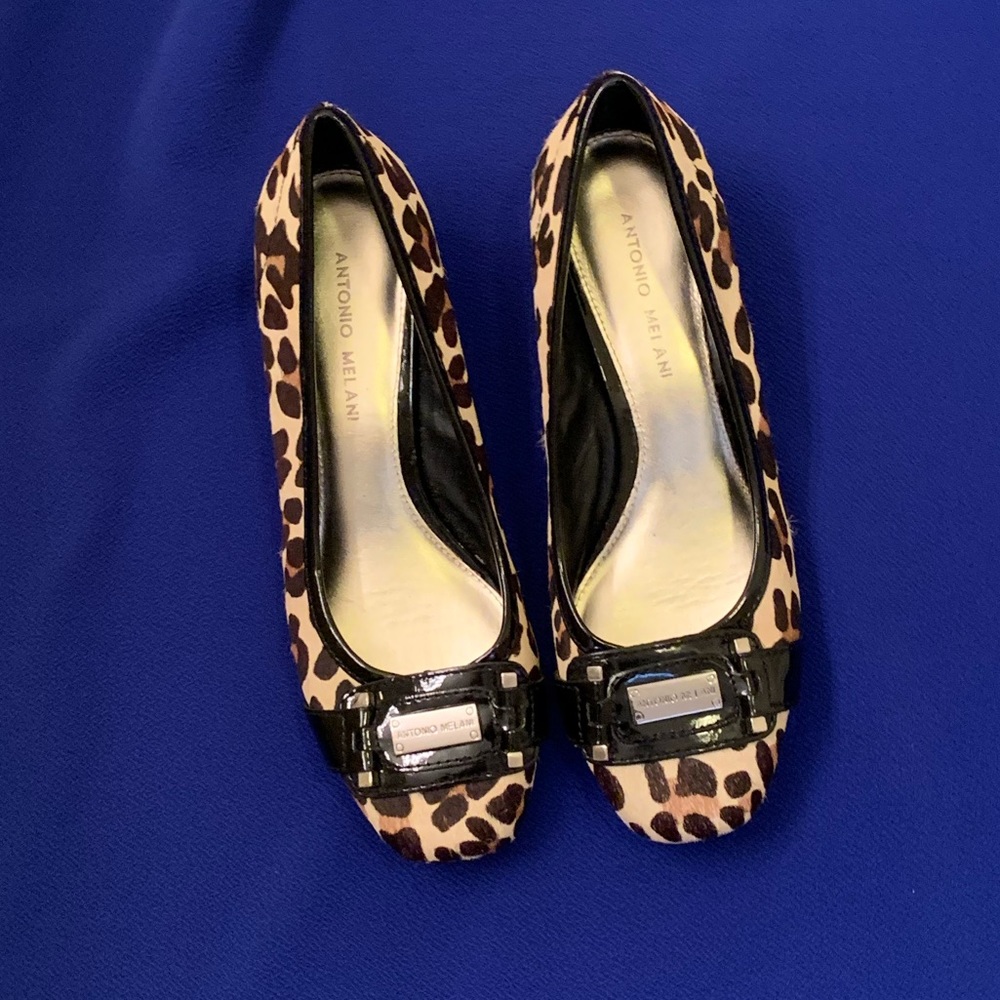Leopard Antonio Melanie Wedge Shoes